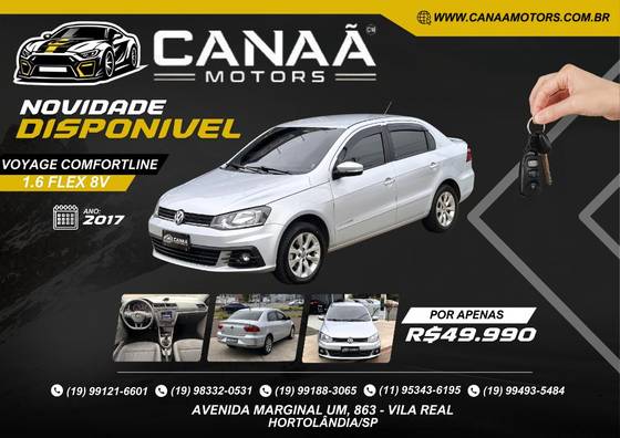 VOLKSWAGEN VOYAGE 1.6 MSI TOTALFLEX COMFORTLINE 4P MANUAL